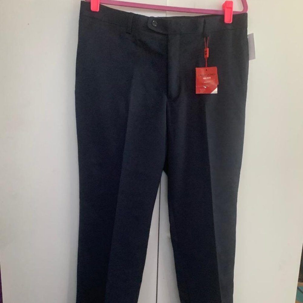Mens Navy Wool Pants